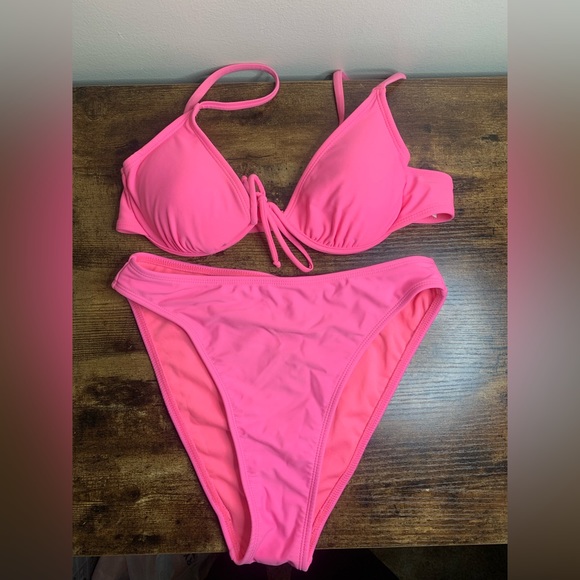 Pink bikini set. Both sizes medium. - Picture 1 of 2